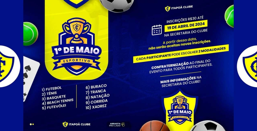 1º de maio esportivo